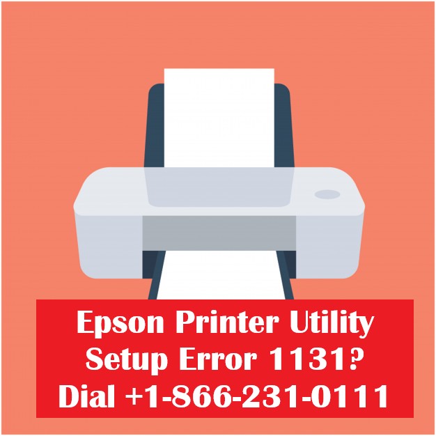 Epson Printer Utility Setup Error 1131